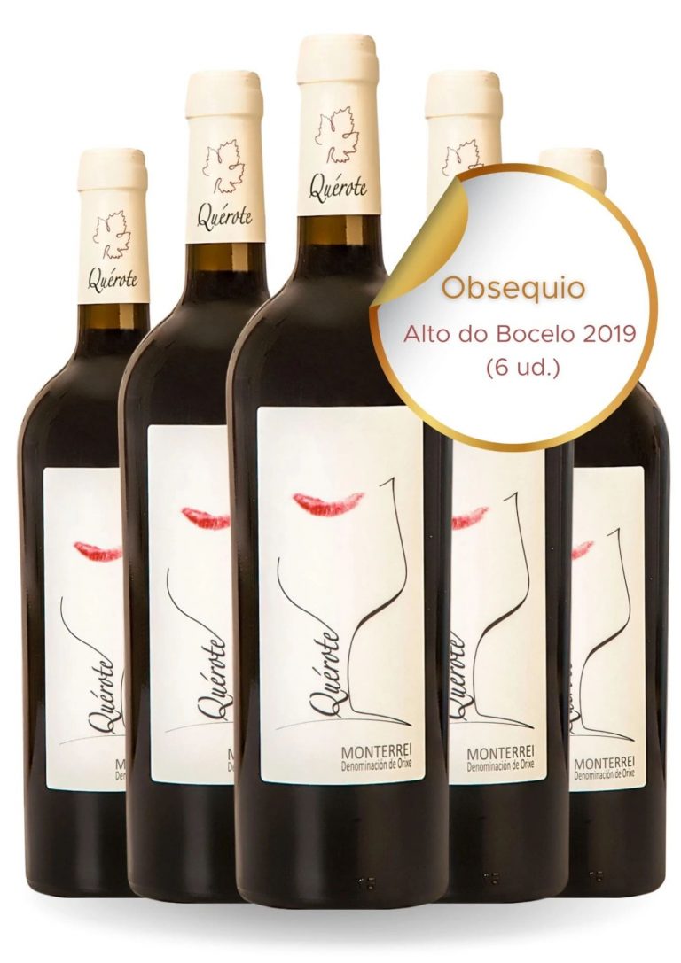 Caja 12 botellas Quérote 2021 | OBSEQUIO: 6 botellas Alto do Bocelo Mencía 2019