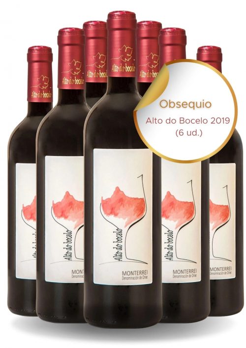 Caja 18 botellas Alto do Bocelo Mencía 2023 | OBSEQUIO: 6 botellas Alto do Bocelo Mencía 2019