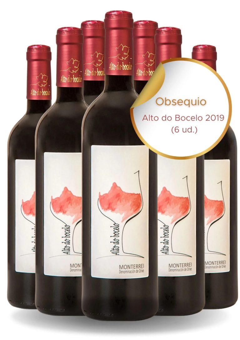Caja 18 botellas Alto do Bocelo Mencía 2023 | OBSEQUIO: 6 botellas Alto do Bocelo Mencía 2019